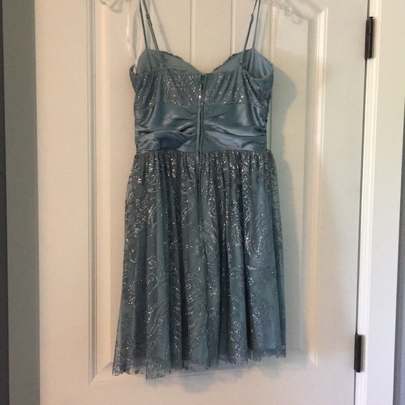 Short blue sparkly dress - Picture 2 of 2